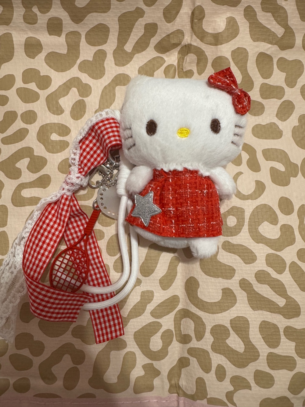 Hello Kitty Plush Keychain bag charm